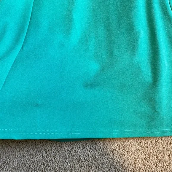 NWT Tadashi Shoji Geraldine one shoulder maxi dress Jasmine green gown - Picture 11 of 11